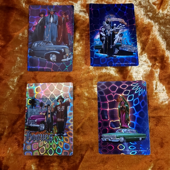 Vintage 1990s Gonzalez Graphics Holographic Stickers 1996 - Picture 7 of 12